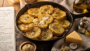 Patate sabbiose in padella: croccanti con pangrattato e parmigiano in venti minuti