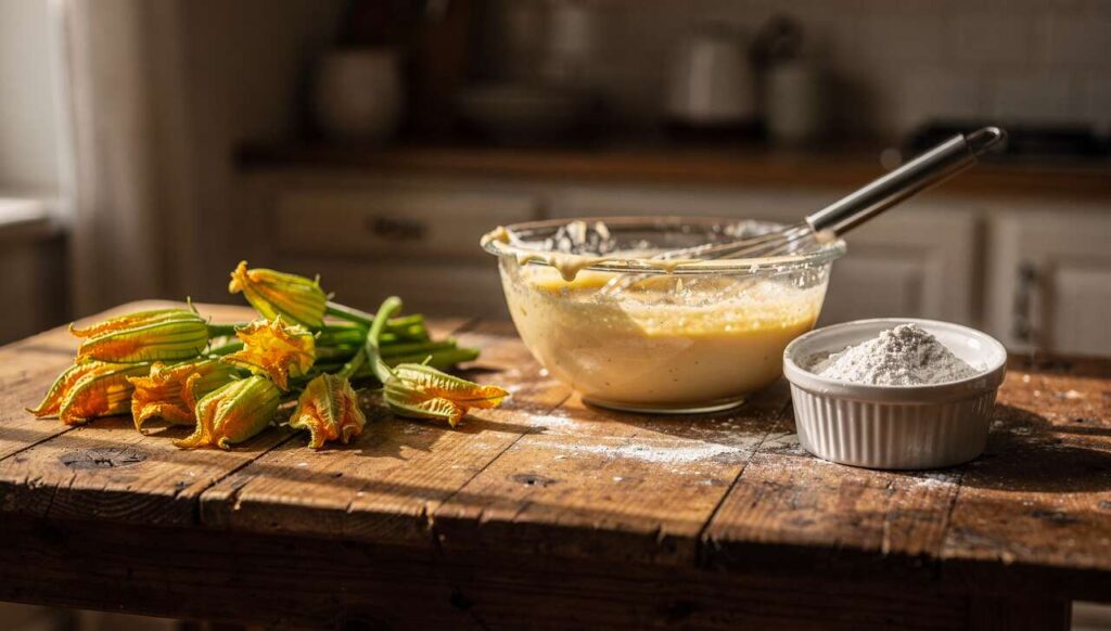 3 ricette facili per preparare la pastella dei fiori di zucca a casa
