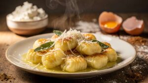 Gnocchi di ricotta con burro e salvia: il primo piatto che si prepara in 15 minuti senza patate