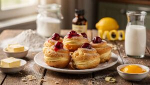 Zeppole di San Giuseppe al forno: croccanti fuori, cremose dentro senza dover friggere