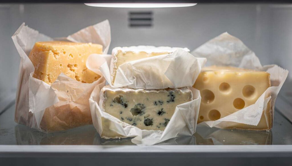 Conservare il formaggio in frigo: perché la carta forno funziona meglio della pellicola trasparente