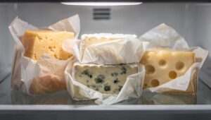 Conservare il formaggio in frigo: perché la carta forno funziona meglio della pellicola trasparente