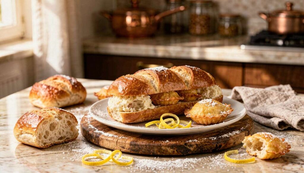 Il panino napoletano con le frittelle di San Giuseppe: la ricetta di strada che tutti cercano in marzo