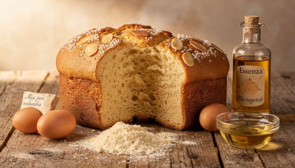 Colomba pasquale senza impasto: morbida, profumata e pronta con appena 5 ingredienti